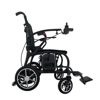 Klappbarer elektrischer Rollstuhl aus Kohlenstofffaser für einfachen Transport und leistungsstarken Motor