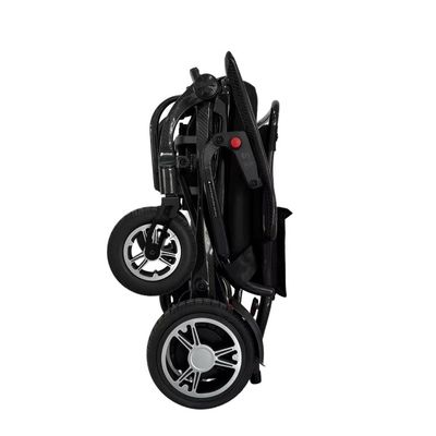 Elektrischer Rollstuhl mit Vollkohlefaserrahmen T700 und elektromagnetischer Bremse