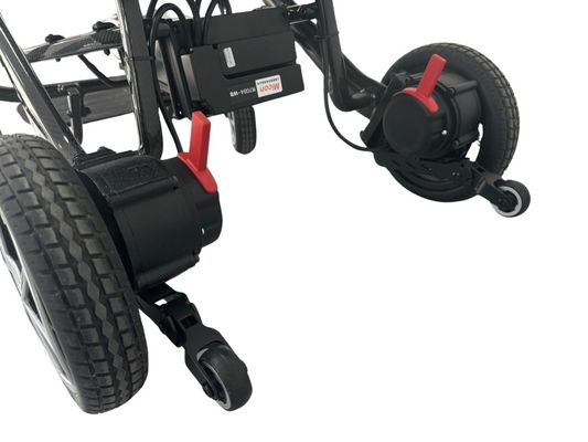 300 lbs Lastkapazität Elektrischer Rollstuhl mit klappbarem Design und Carbonfasermaterial