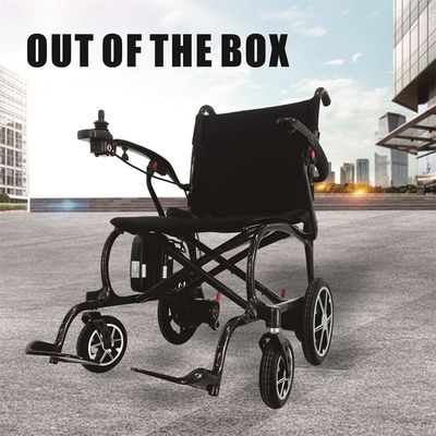 Klappbarer elektrischer Rollstuhl mit Sitzgröße W510*D415mm und Karbonfaserrahmen T700