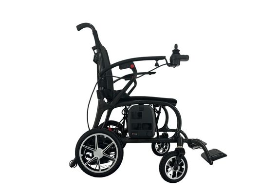 300 lbs Belastungssicherung Vollkohlenstofffaser Motorisierter Rollstuhl mit Bürstenlosem Motor