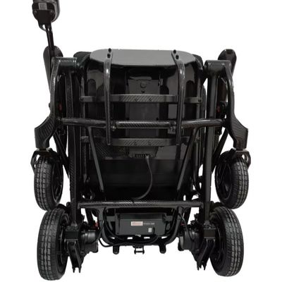 10 km Fahrstrecke Elektrischer Rollstuhl aus Kohlenstofffaser für Behinderte