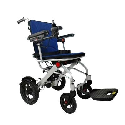 Schließbarer Aluminium-Rollstuhl mit motorisiertem Bürstenlosen DC24V150W*2 113mm*580mm*960mm
