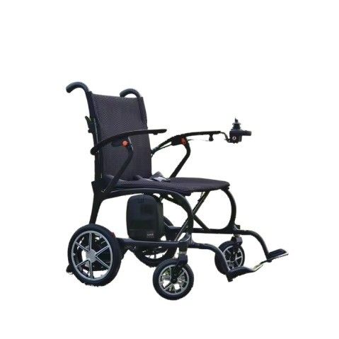 Ultraleicht 11,5 kg Elektro-Rollstuhl mit Magnesiumlegierungsrädern und klappbarem Design